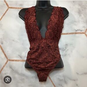 We Are HAH Comin In Haht Lace Bodysuit